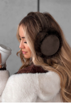 Chrániče na uši z futerkiem Frosty Days béžové