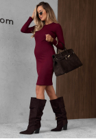 Prążkowana Šaty mini Every Season tmavomodrá