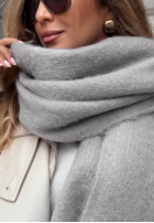 Miękki Šál  z frędzlami Snow Darling Mokka