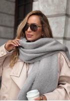 Miękki Šál  z frędzlami Snow Darling Mokka