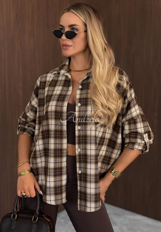 K&aacute;rovan&aacute; ko&scaron;eľa s bavlnou a visk&oacute;zou Cozy Edit čokol&aacute;dov&aacute;