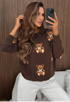 Sveter z misiami Sweet Bears ecru