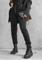 Nohavice džínosové skinny Casual Mood čierne