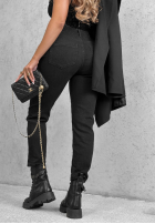 Nohavice džínosové skinny Casual Mood čierne