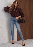 Nohavice džínosové skinny Break Rules modré