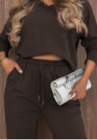 Blúzka longsleeve z dekoltem w serek Simple Day bordová