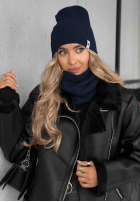 Rebrovaný Nákrčník Line čokoládový