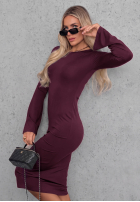 Šaty longsleeve dzwonek Champagne Nights čierna