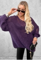 Miękki Sveter oversize Sugar Babe béžový