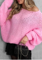 Miękki Sveter oversize Sugar Babe béžový