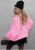 Miękki Sveter oversize Sugar Babe béžový