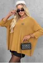 Sveter oversize Mellow Light čokoládový