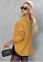 Sveter oversize Mellow Light čokoládový