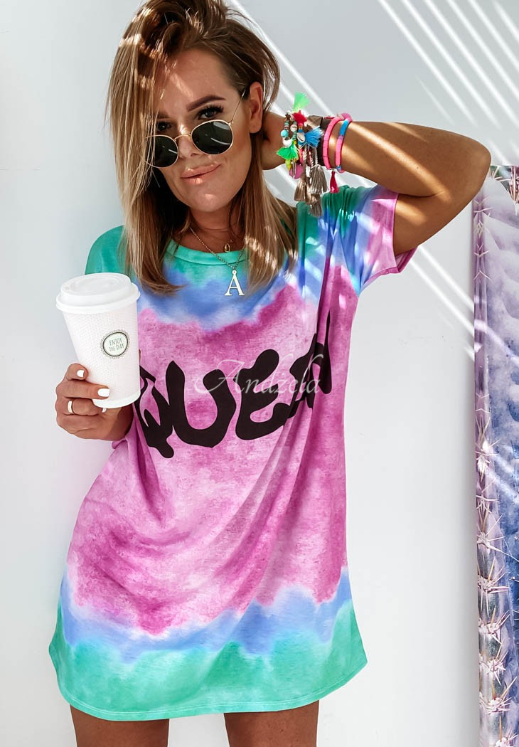 Šaty Tunika Queen Ombre ružová